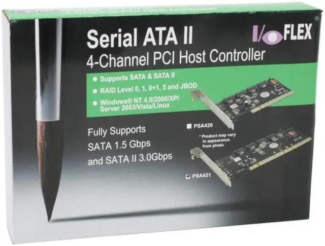 Alt view image 6 of 6 - Koutech IO-PSA421 PCI-X SATA II (3.0Gb/s) Controller Card