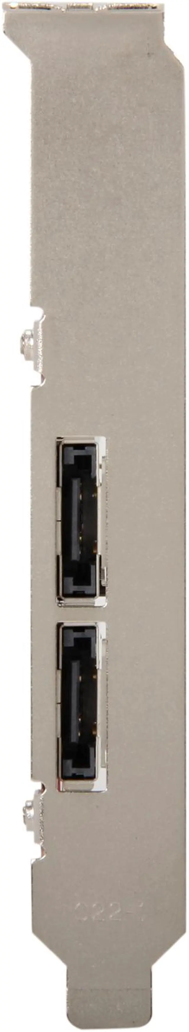 Alt view image 2 of 5 - Koutech IO-PESA220 PCI Express x 1 Low Profile Ready SATA II (3.0Gb/s) Controller Card