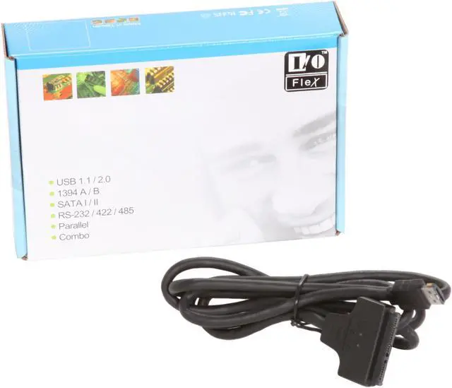 Alt view image 3 of 3 - Koutech CBL-PSA512V-100 5V/12V Power Over eSATA cable with SATA HDD Adapter