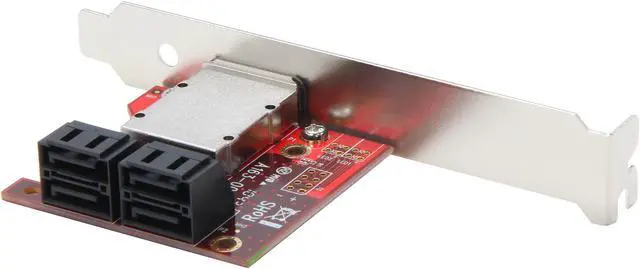 Alt view image 5 of 6 - Koutech IO-SFF480 4-Port SAS/SATA 6G to External SFF-8088 mini-SAS