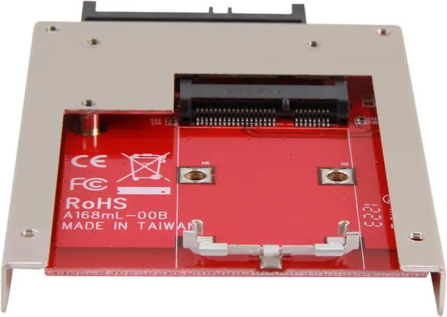 Alt view image 4 of 5 - Koutech IO-ASS111 Latch mSATA to 2.5" SATA Device Converter with Metal Frame