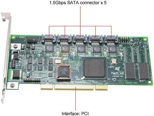 Alt view image 2 of 4 - PNY SPU5103PPB PCI SATA S-CURE Storage Card