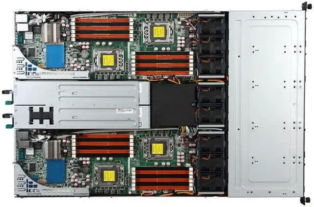 Alt view image 4 of 5 - ASUS RS700D-E6/PS8 1U Server Barebone (Duo Nodes) Intel 5500 Dual LGA 1366 Dual Intel Xeon 5500 and 5600 Series