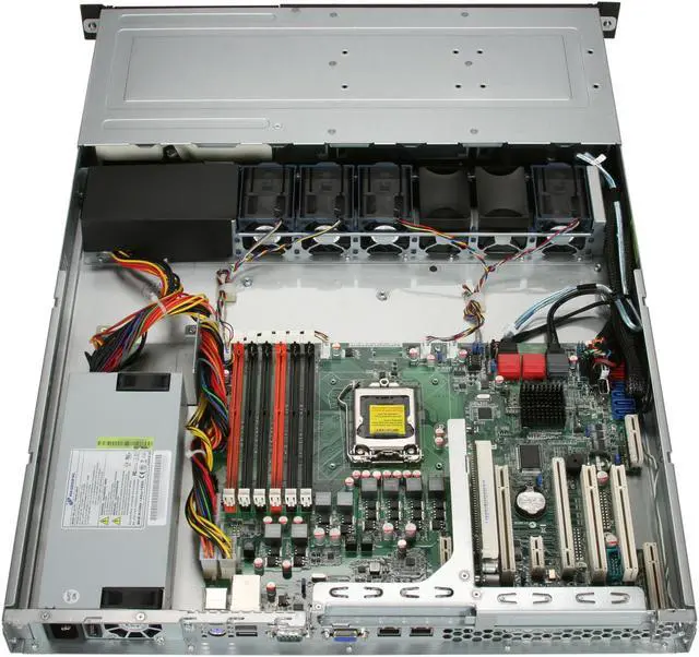 Alt view image 5 of 7 - ASUS RS300-E6/PS2 1U Rackmount Server Barebone LGA 1156 Intel 3420 DDR3 1333/1066/800