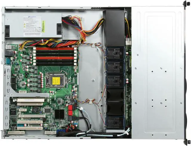 Alt view image 6 of 7 - ASUS RS300-E6/PS2 1U Rackmount Server Barebone LGA 1156 Intel 3420 DDR3 1333/1066/800