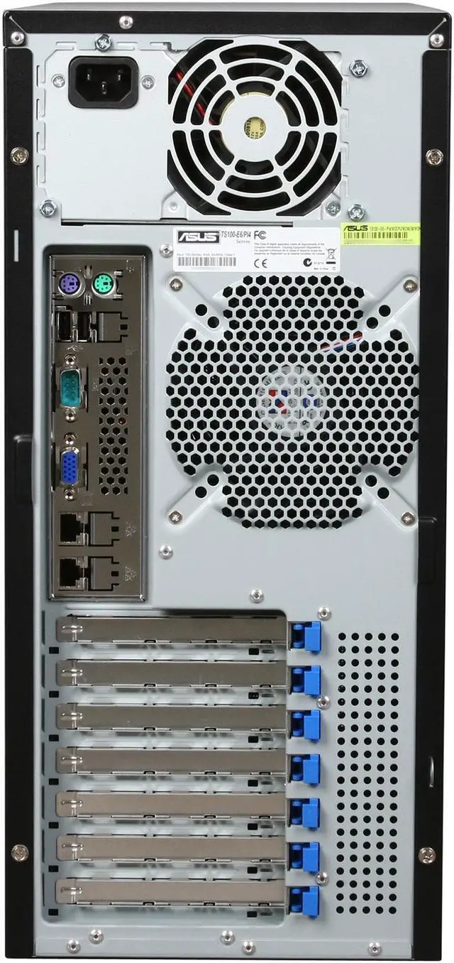 Alt view image 8 of 9 - ASUS TS100-E6/PI4 Pedestal Super-quiet & Dual Use UP Server Barebone for SMB Applications LGA 1156 Intel 3420 DDR3 1333/1066/800