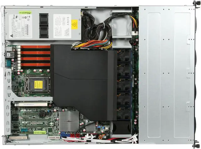Alt view image 6 of 7 - ASUS RS500A-E6/PS4 1U Rackmount Server Barebone Dual Socket G34 AMD SR5650 DDR3 1600/1333/1066/800