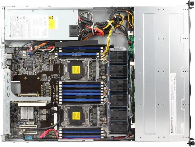 Alt view image 6 of 8 - ASUS RS500-E8-PS4 1U Rackmount Server Barebone 2 x Socket R3 (LGA 2011-3) Intel C612 PCH DDR4 2133 / 1866 / 1600 / 1333 RDIMM
DDR4 2133 / 1866 / 1600 / 1333 LRDIMM