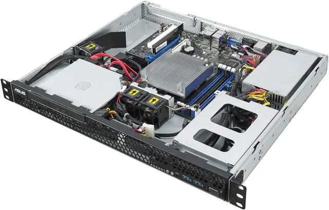 Alt view image 3 of 5 - ASUS RS100-E10-PI2 1U Rackmount Server Barebone LGA 1151 Intel C242 DDR4 2666 / 2400 UDIMM non ECC and with ECC