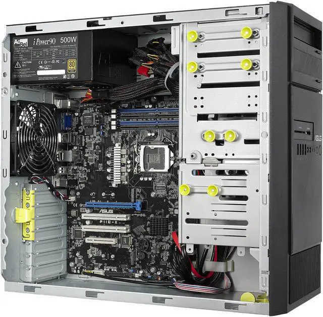 Alt view image 4 of 6 - ASUS TS100-E10-PI4 Tower Barebone