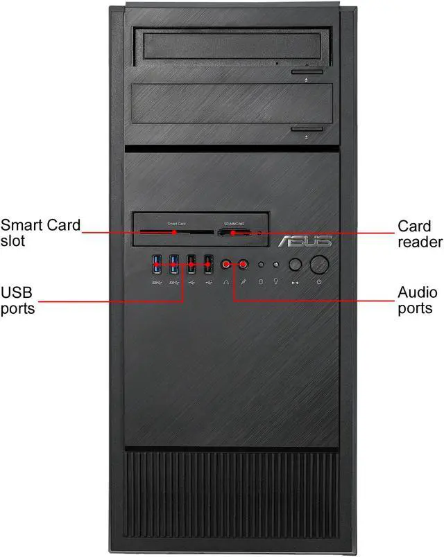 Alt view image 6 of 6 - ASUS TS100-E10-PI4 Tower Barebone