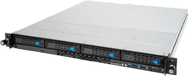 Main image of Asus RS300-E11-WOCPU012Z Barebone System - 1U Rack-mountable - Socket LGA-1200 - 1x Processor Support (Xeon) - Intel C252 Chip - DDR4 SDRAM Maximum RAM Support - 4 Total Memory Slots