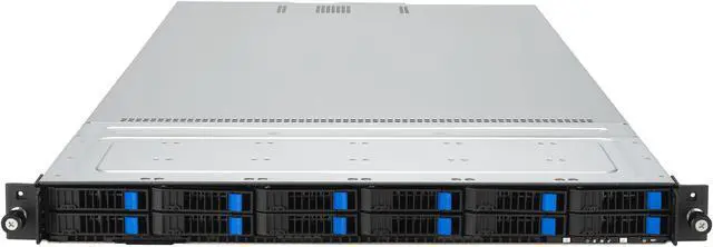 Alt view image 3 of 12 - ASUS RS700A-E12-RS12U-16W10G 1U Rackmount Barebone Socket SP5 DDR5 4800/4400 RDIMM / 3DS RDIMM