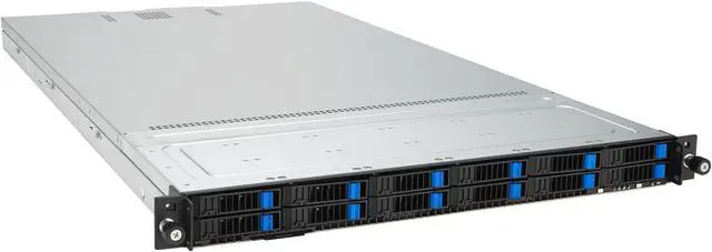 Alt view image 4 of 12 - ASUS RS700A-E12-RS12U-16W10G 1U Rackmount Barebone Socket SP5 DDR5 4800/4400 RDIMM / 3DS RDIMM