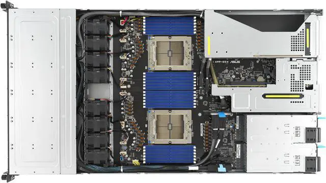 Alt view image 7 of 12 - ASUS RS700A-E12-RS12U-16W10G 1U Rackmount Barebone Socket SP5 DDR5 4800/4400 RDIMM / 3DS RDIMM