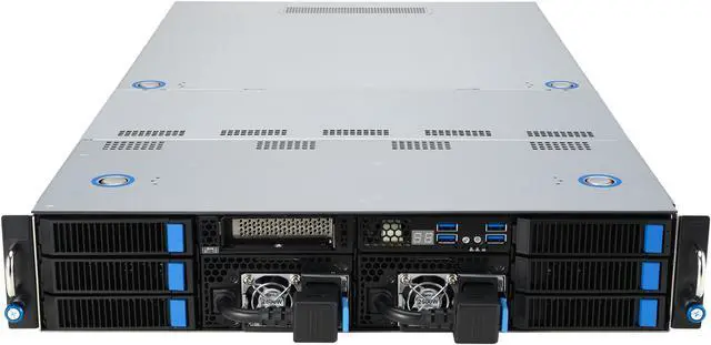 Alt view image 3 of 12 - ASUS ESC4000-E11-26WGP 2U Rackmount Server Barebone Intel C741 DDR5 4800(1DPC)/4400(2DPC)