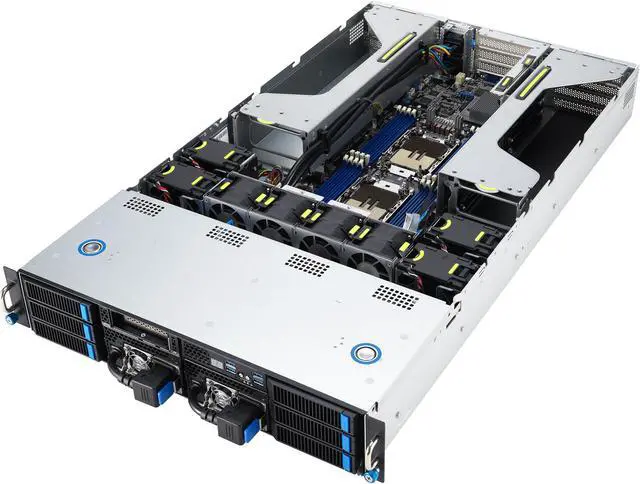 Alt view image 5 of 12 - ASUS ESC4000-E11-26WGP 2U Rackmount Server Barebone Intel C741 DDR5 4800(1DPC)/4400(2DPC)