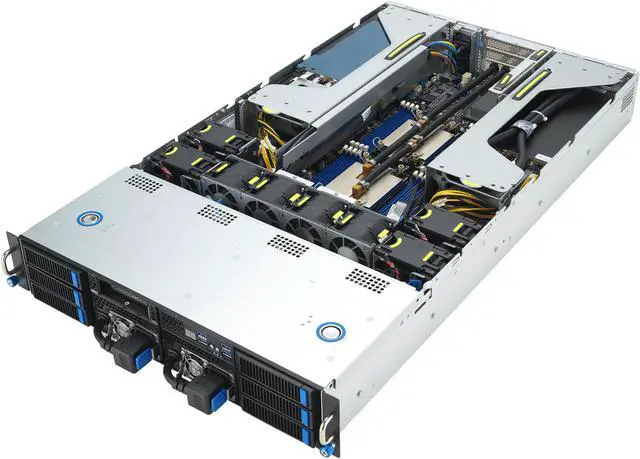 Alt view image 10 of 12 - ASUS ESC4000-E11-26WGP 2U Rackmount Server Barebone Intel C741 DDR5 4800(1DPC)/4400(2DPC)