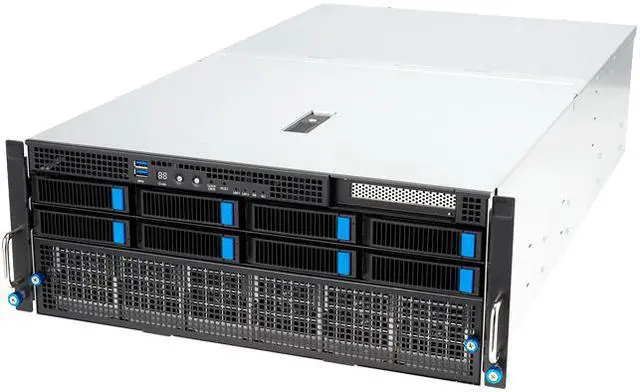 Main image of ASUS ESC8000A-E12-26W10G 4U Rackmount Server Barebone Socket SP5 DDR5 4800/4400 RDIMM/ 3DS RDIMM