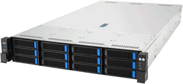 Main image of Asus RS720A-E13-RS12U-27KW10G AMD EPYC 9005 dual-processor 2U Server supports up to 24 RDIMM - 12 all-flash NVMe storage - 8 PCIe 5.0 expansion slots and two OCP 3.0