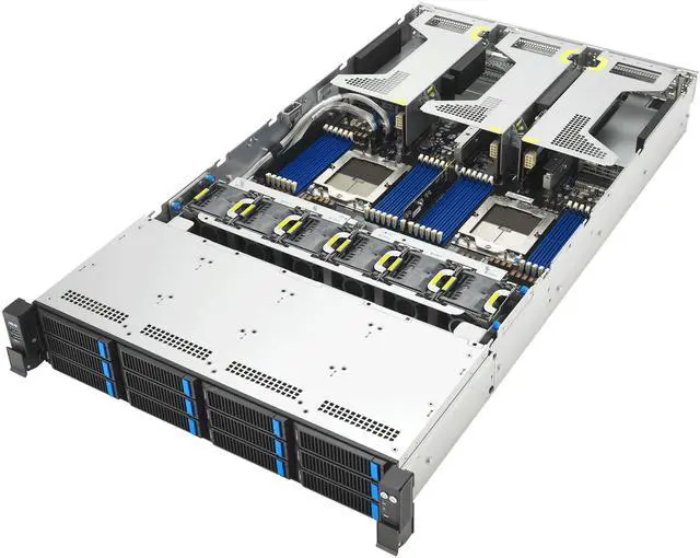 Alt view image 2 of 3 - Asus RS720A-E13-RS12U-27KW10G AMD EPYC 9005 dual-processor 2U Server supports up to 24 RDIMM - 12 all-flash NVMe storage - 8 PCIe 5.0 expansion slots and two OCP 3.0