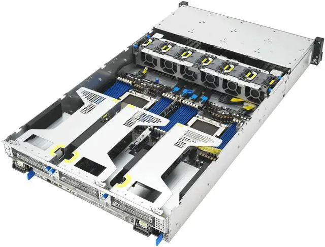 Alt view image 5 of 9 - ASUS RS720A-E13-RS8G-32KW10G-EPYC-9655Server system, AMD EPYC 9655 96 Core 2.60 GHz, 256GB DDR5 Memory, 960GB SSD. - OEM