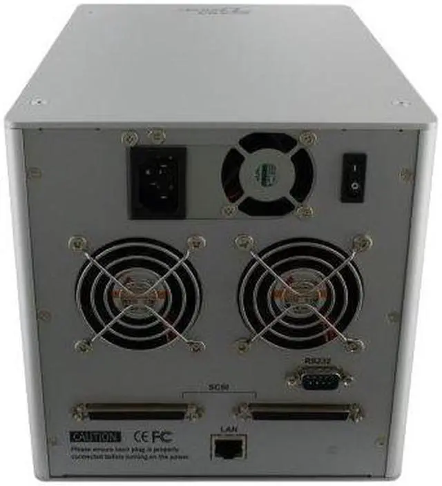 Alt view image 4 of 8 - SANS DIGITAL MR5S1 RAID 0, 1, 1+0, 3, 5, 6, JBOD 5 3.5" Drive Bays SCSI Ultra 320 Mobile RAID Subsystem