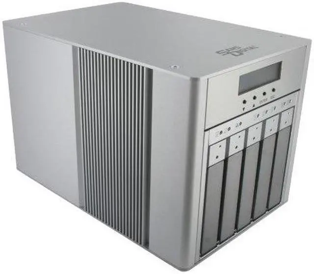 Alt view image 6 of 8 - SANS DIGITAL MR5S1 RAID 0, 1, 1+0, 3, 5, 6, JBOD 5 3.5" Drive Bays SCSI Ultra 320 Mobile RAID Subsystem