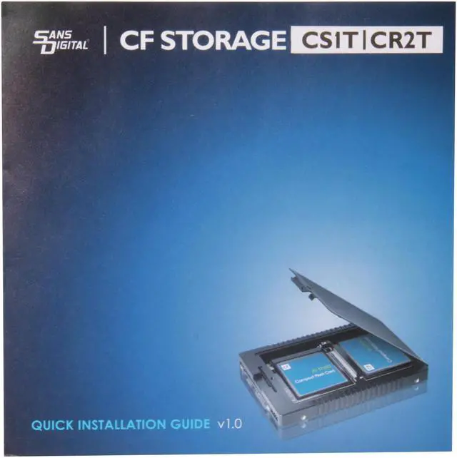 Alt view image 6 of 7 - SANS DIGITAL ST-SAN-CS1T SATA Compact Flash CF to 2.5” SATA Enclosure