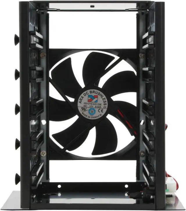 Alt view image 2 of 10 - SANS DIGITAL HDDRACK5 5-Bay IDE / SATA Hard Drive Organizing Rack