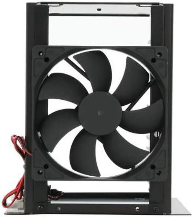 Alt view image 6 of 10 - SANS DIGITAL HDDRACK5 5-Bay IDE / SATA Hard Drive Organizing Rack
