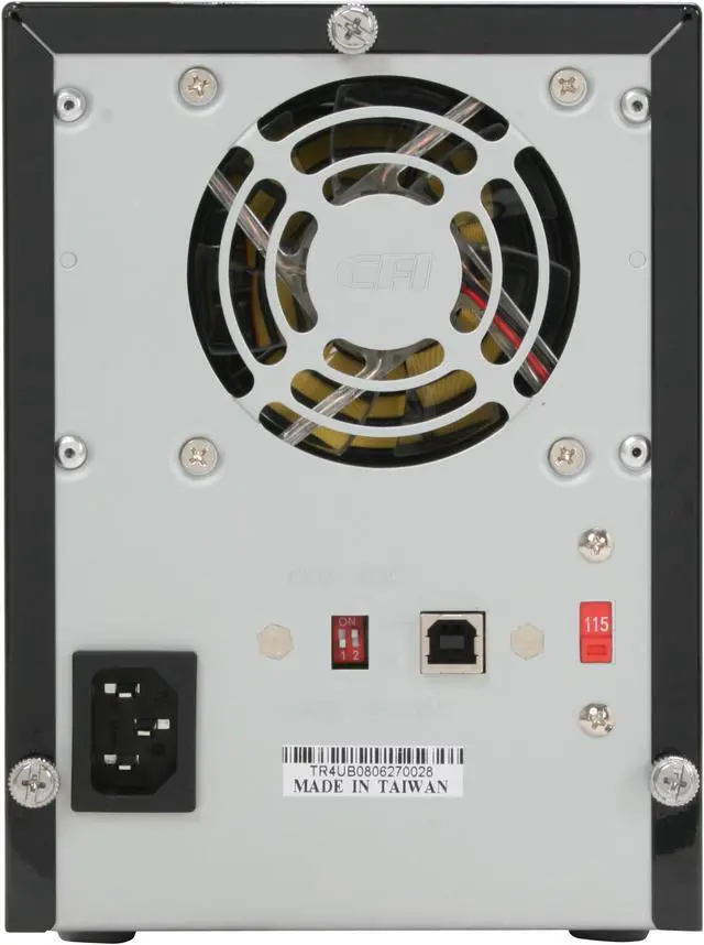 Alt view image 5 of 12 - SANS DIGITAL TR4U-B JBOD / Spanning 4 3.5" Drive Bays USB 2.0 4 Bay SATA to USB 2.0 JBOD / Spanning Enclosure