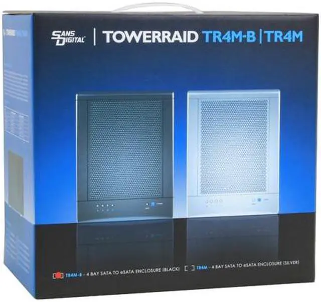 Alt view image 13 of 13 - SANS DIGITAL TowerRAID TR4M-B - 4 Bay SATA to eSATA (Port Multiplier) JBOD / RAID 0, 1, 1+0, 5 Enclosure