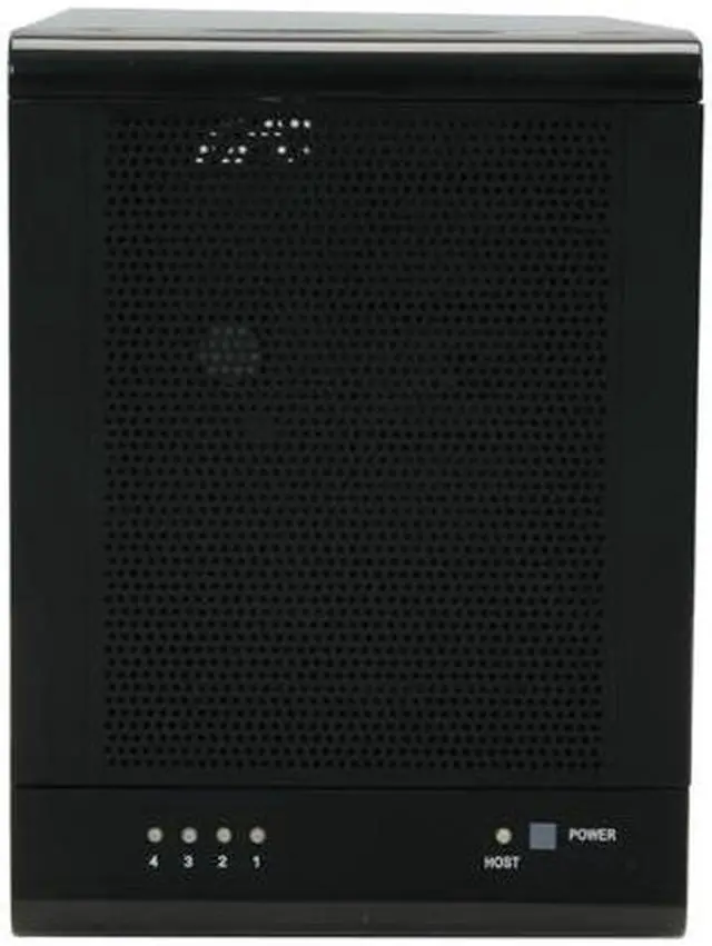 Alt view image 2 of 13 - SANS DIGITAL TowerRAID TR4M-B - 4 Bay SATA to eSATA (Port Multiplier) JBOD / RAID 0, 1, 1+0, 5 Enclosure