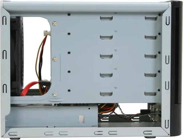 Alt view image 8 of 13 - SANS DIGITAL TR5M1 RAID 0, 1, 1+0, 5, 5+spare, spanning and JBOD (using bundled utilities) 5 3.5" Drive Bays eSATA 3Gbps (via Port Multiplier) 5 Bay SATA to eSATA (Port Multiplier) JBOD Enclosure