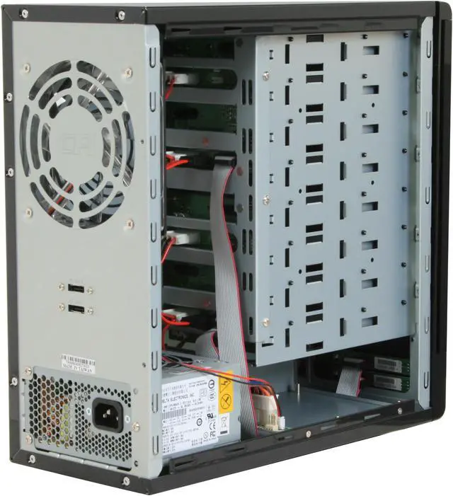 Alt view image 7 of 14 - SANS DIGITAL TR8M-B RAID 0, 1, 10, 5, 5+spare, spanning and JBOD (RAID volume limited to 5 hard drive per set, setup using bundled utilities) 8 3.5" Drive Bays eSATA 3Gbps (via Port Multiplier) 8 Bay SATA to eSATA (Port Multiplier) JBOD Enc