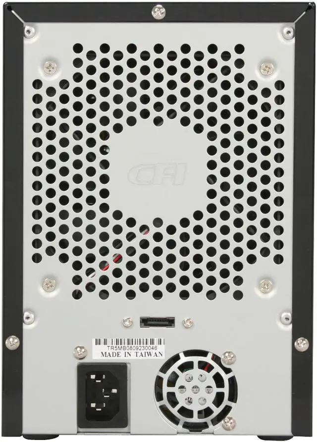 Alt view image 6 of 13 - SANS DIGITAL TR5M-B 5 Bay SATA to eSATA (Port Multiplier) JBOD / RAID 0, 1, 1+0, 5 Enclosure (Black)