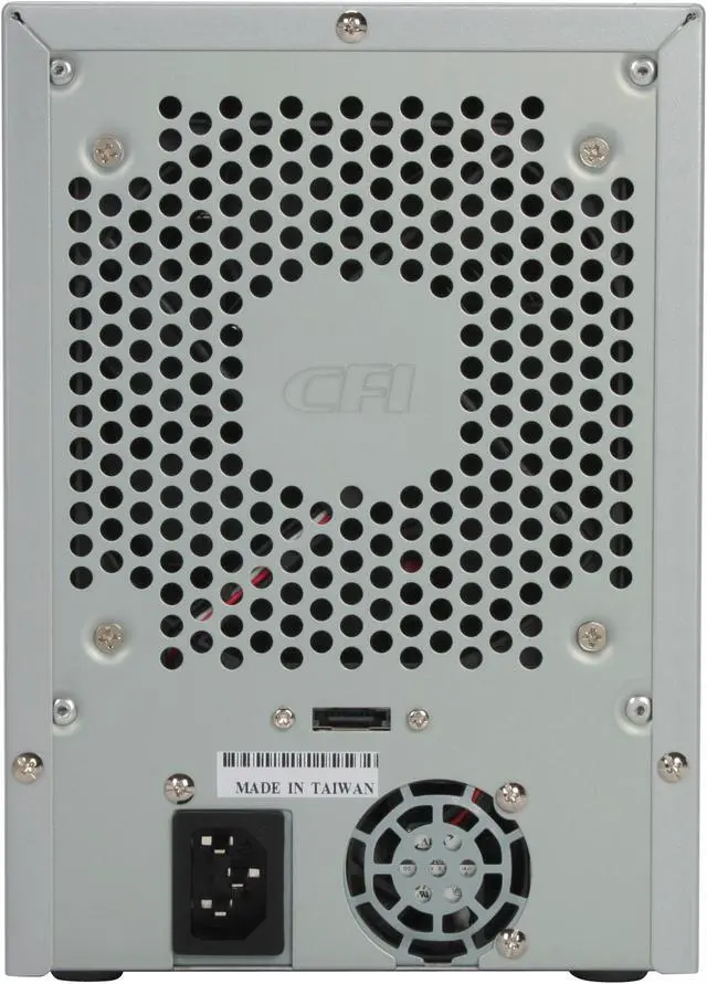 Alt view image 5 of 8 - SANS DIGITAL TR5M RAID 0, 1, 1+0, 5, 5+spare, spanning and JBOD (using bundled utilities) 5 3.5" Drive Bays eSATA 3Gbps (via Port Multiplier) 5 Bay SATA to eSATA (Port Multiplier) JBOD / RAID 0, 1, 1+0, 5 Enclosure (Silver)