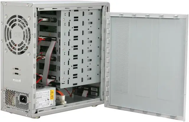 Alt view image 7 of 15 - SANS DIGITAL TR8M RAID 0, 1, 10, 5, 5+spare, spanning and JBOD (RAID volume limited to 5 hard drive per set, setup using bundled utilities) 8 3.5" Drive Bays eSATA 3Gbps (via Port Multiplier) 8 Bay SATA to eSATA (Port Multiplier) JBOD / RAI