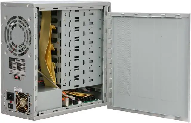 Alt view image 7 of 15 - SANS DIGITAL TR8U JBOD / Spanning 8 3.5" Drive Bays USB 2.0 8 Bay SATA to USB 2.0 JBOD / Spanning Enclosure (SILVER)