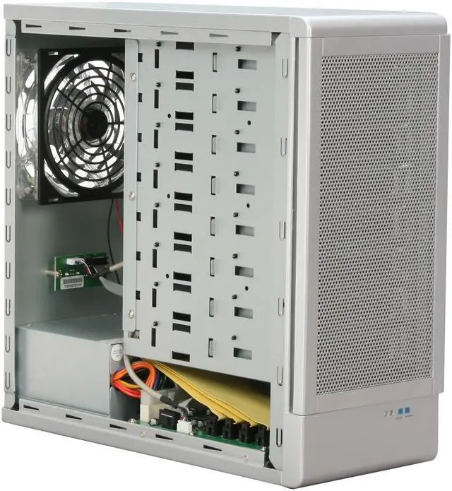 Alt view image 10 of 15 - SANS DIGITAL TR8U JBOD / Spanning 8 3.5" Drive Bays USB 2.0 8 Bay SATA to USB 2.0 JBOD / Spanning Enclosure (SILVER)
