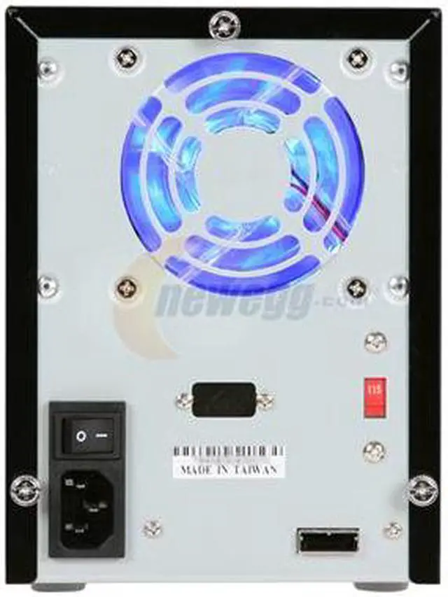 Alt view image 4 of 5 - SANS DIGITAL TR4X-B JBOD (RAID Supported via Controller Card) 4 3.5" Drive Bays 1 x Mini-SAS (SFF-8088) TowerRAID 4 Bay SAS / SATA JBOD Storage Enclosure (Black)