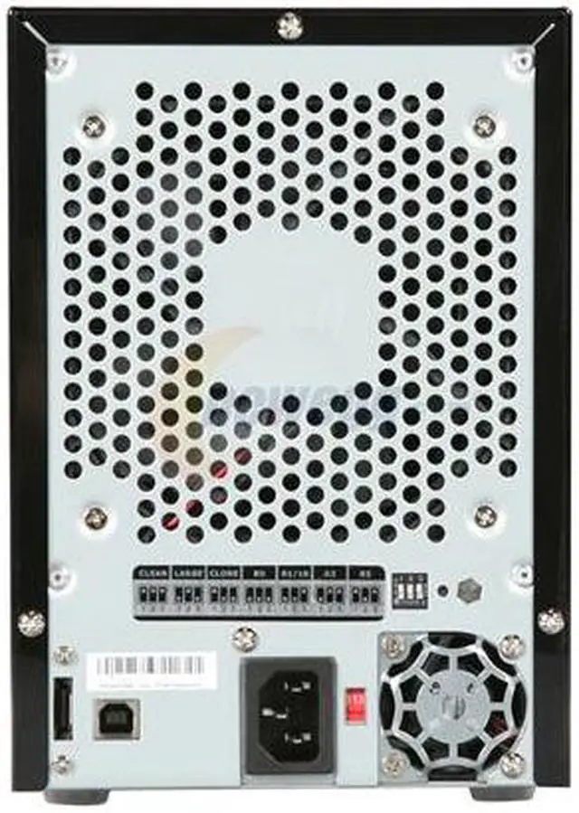Alt view image 4 of 8 - SANS DIGITAL TowerRAID TR5UT-B 0, 1, 10, 3, 5, Clone (N-way Mirror) with Hot Spare, and JBOD 5 3.5" Drive Bays USB 2.0  and eSATA 5 Bay SATA to USB2.0 / eSATA Hardware RAID 5 Enclosure (Black)