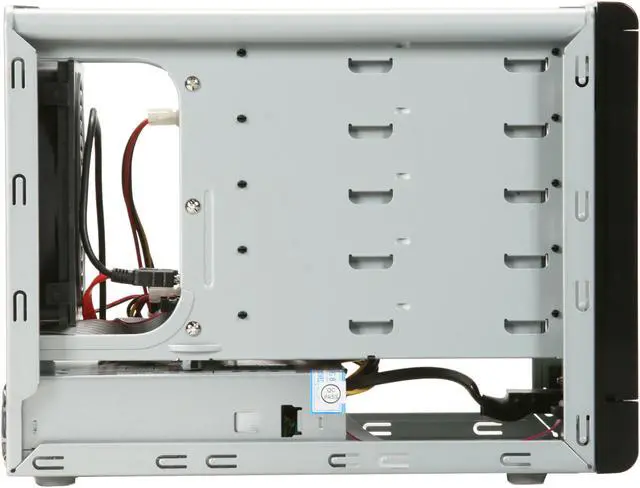 Alt view image 5 of 8 - SANS DIGITAL TowerRAID TR5UT-B 0, 1, 10, 3, 5, Clone (N-way Mirror) with Hot Spare, and JBOD 5 3.5" Drive Bays USB 2.0  and eSATA 5 Bay SATA to USB2.0 / eSATA Hardware RAID 5 Enclosure (Black)