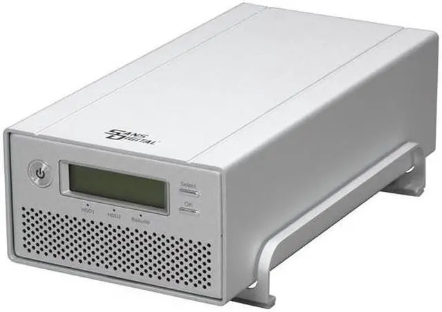 Main image of SANS DIGITAL TowerSTOR TS2CT RAID 0, 1 2 3.5" Drive Bays USB 2.0, eSATA, Firewire 800 (1394b), Firewire 400 (1394a) 2 Bay SATA to USB 2.0 / eSATA / 1394a / 1394b RAID Enclosure