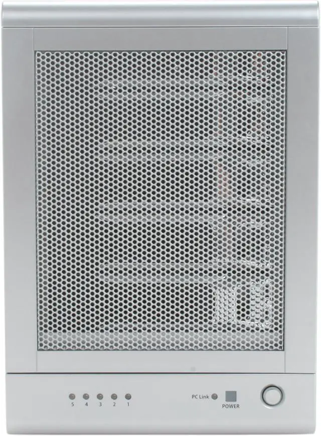 Alt view image 2 of 6 - SANS DIGITAL TowerRAID TR5MP RAID 0, 1, 10, 5, 5+spare, Spanning and JBOD (via Bundled RR622 RAID Controller Card) 5 3.5" Drive Bays eSATA (via Port Multiplier) PCIe2.0 x1 for RR622 RAID Controller 5 Bay eSATA RAID 0/1/10/5/JBOD Performance