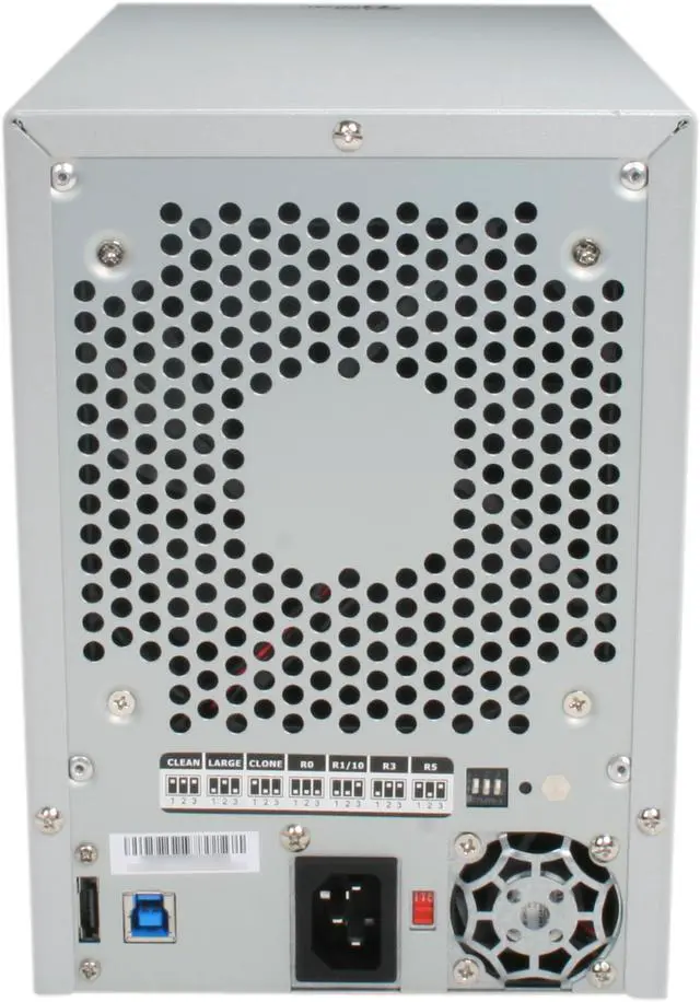 Alt view image 5 of 5 - SANS DIGITAL TowerRAID TR5UTP 0, 1, 10, 3, 5, Clone (N-way Mirror) with Hot Spare, and JBOD 5 x Hot-Swappable 3.5" Drive Bays USB 3.0 (backward compatible with USB 2.0) and eSATA 5 Bay USB 3.0 / eSATA Hardware RAID 5 Tower w/ 6G PCIe 2.0 HB