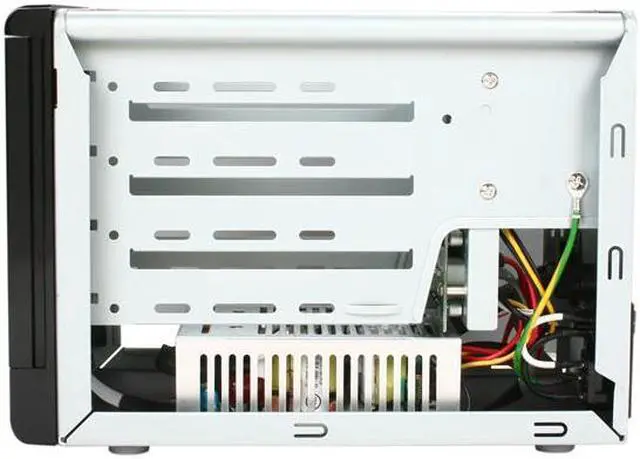Alt view image 5 of 7 - SANS DIGITAL TowerRAID TR4M-BNC JBOD (Hard drives are accessed individually) 4 3.5" Drive Bays eSATA (via Port Multiplier) Port Multiplier supported eSATA port required 4 Bay eSATA Port Multiplier JBOD Tower (no eSATA Card Bundle) (Black)