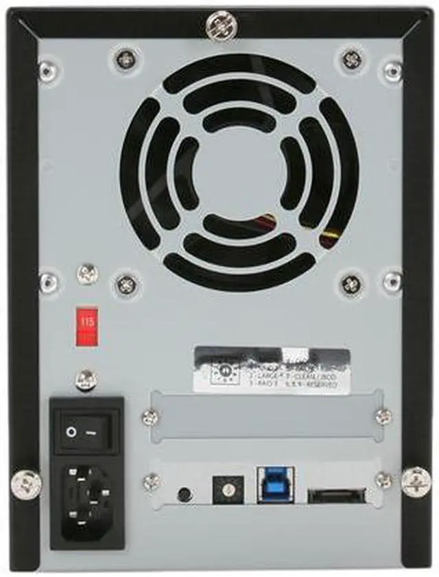 Alt view image 5 of 6 - SANS DIGITAL TowerRAID TR4UTBPN 4-Bay 3.5" SATA to USB 3.0 / eSATA Hardware RAID-5 Storage Tower
