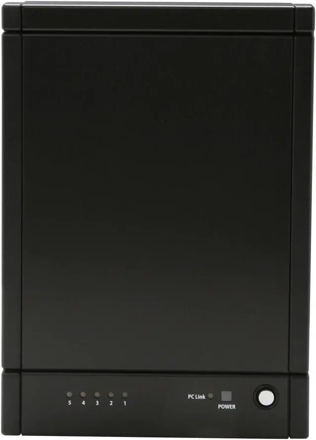 Alt view image 2 of 8 - Sans Digital 5-Bay eSATA RAID 0/1/10/5/JBOD Tower Storage Enclosure w/ 6G PCIe Card TR5M+B (Black)